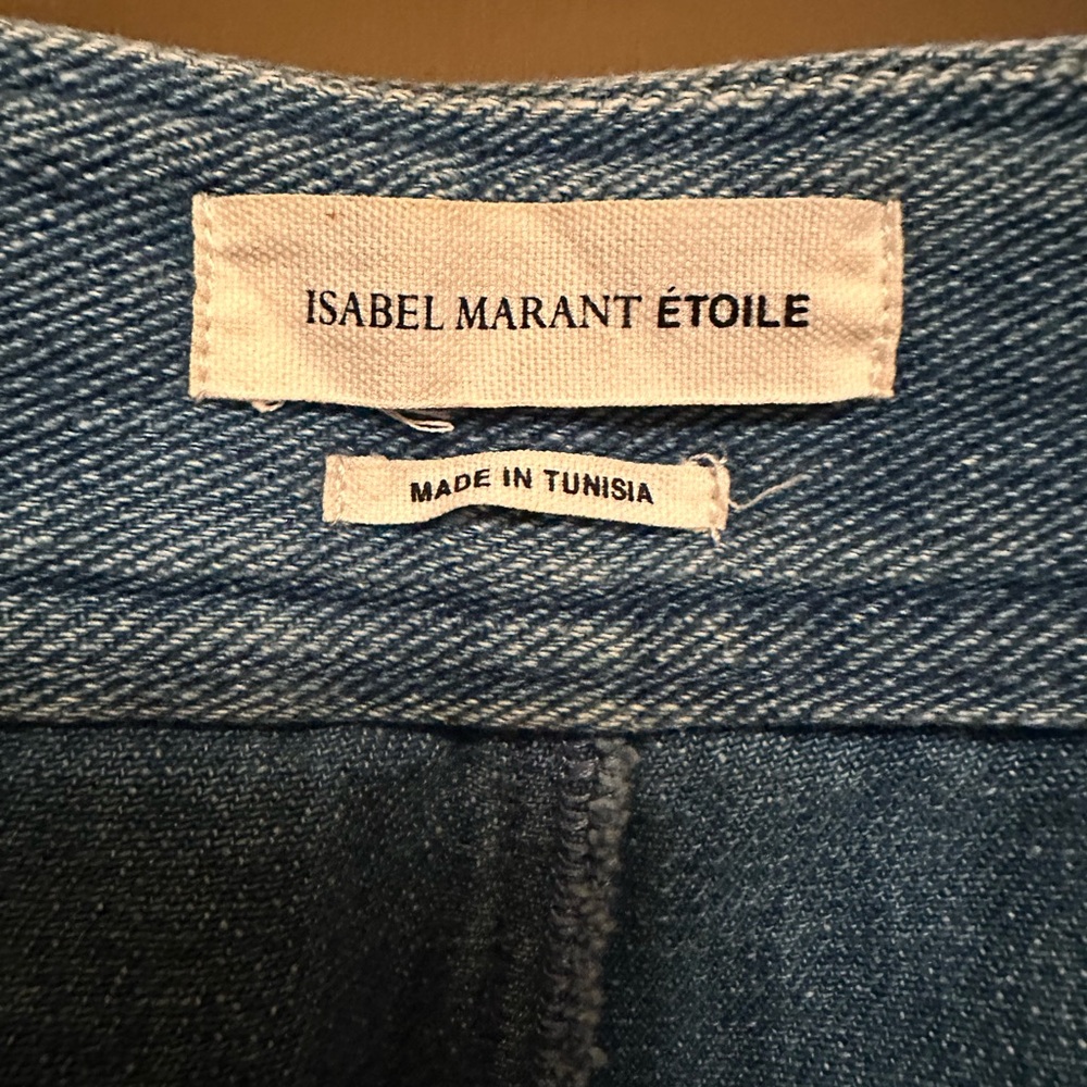 Isabel Marant Etoile Denim Culottes, Light Blue, Sz 2 34 EU, Excellent Condition - Picture 4 of 11